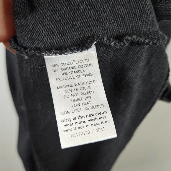 Horny Toad & Co Faux Wrap Cap Sleeve Dress M‎ Black - Picture 5 of 5